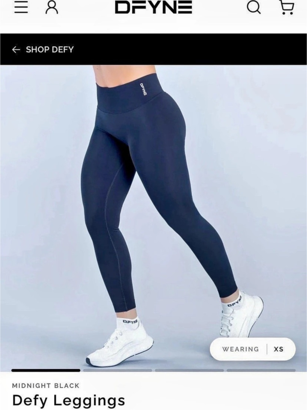 DFYNE Defy Leggings Black S Like New